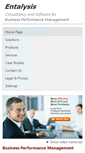 Mobile Screenshot of entalysis.com